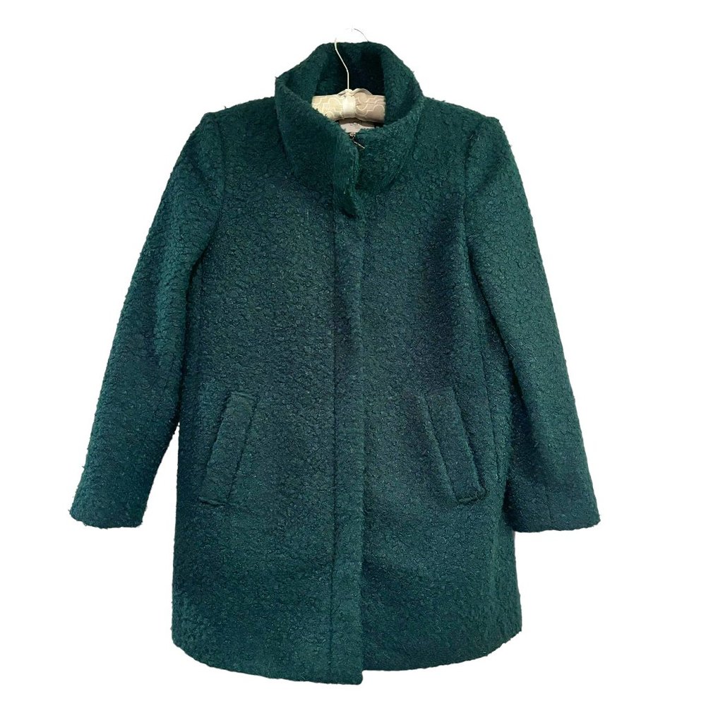 LOFT Outlet Petite Emerald Green Coat, Size SP
